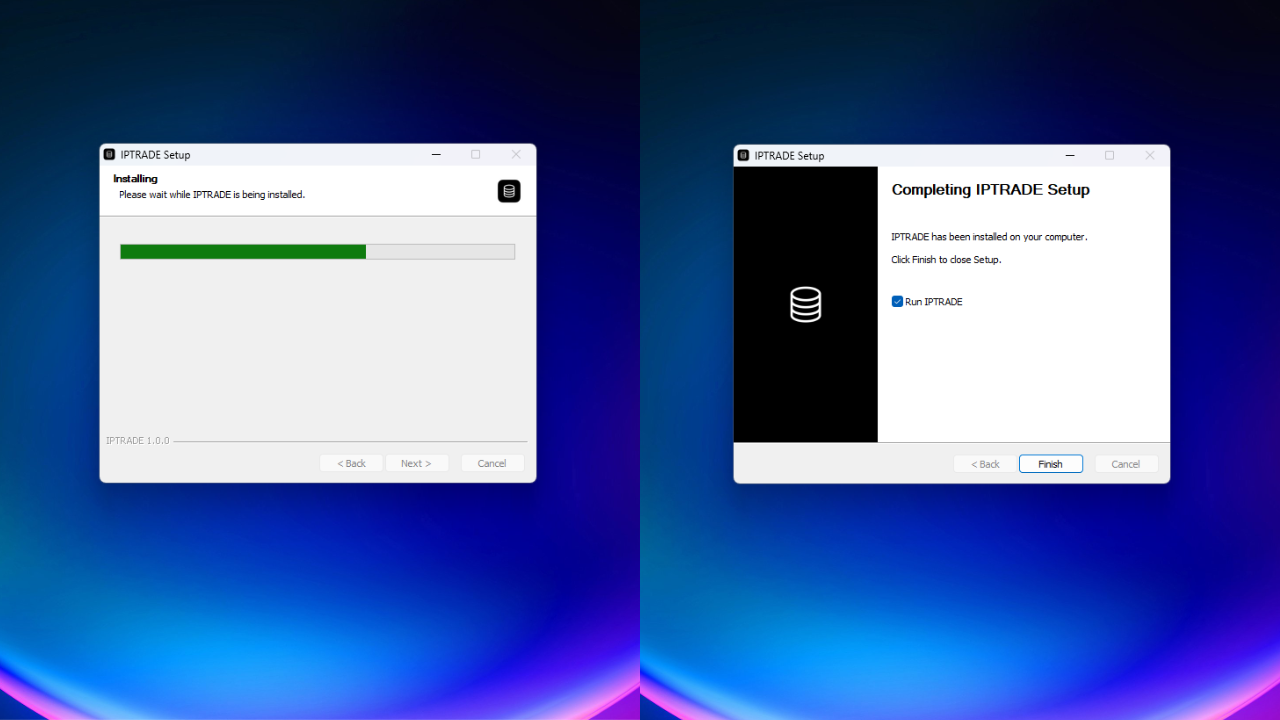 Step 2 - Install IPTRADE App