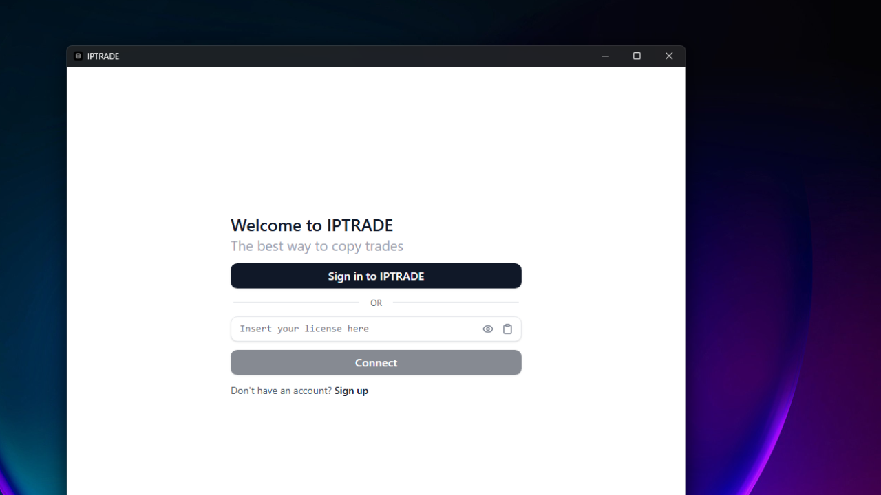 Step 2 - Install IPTRADE App